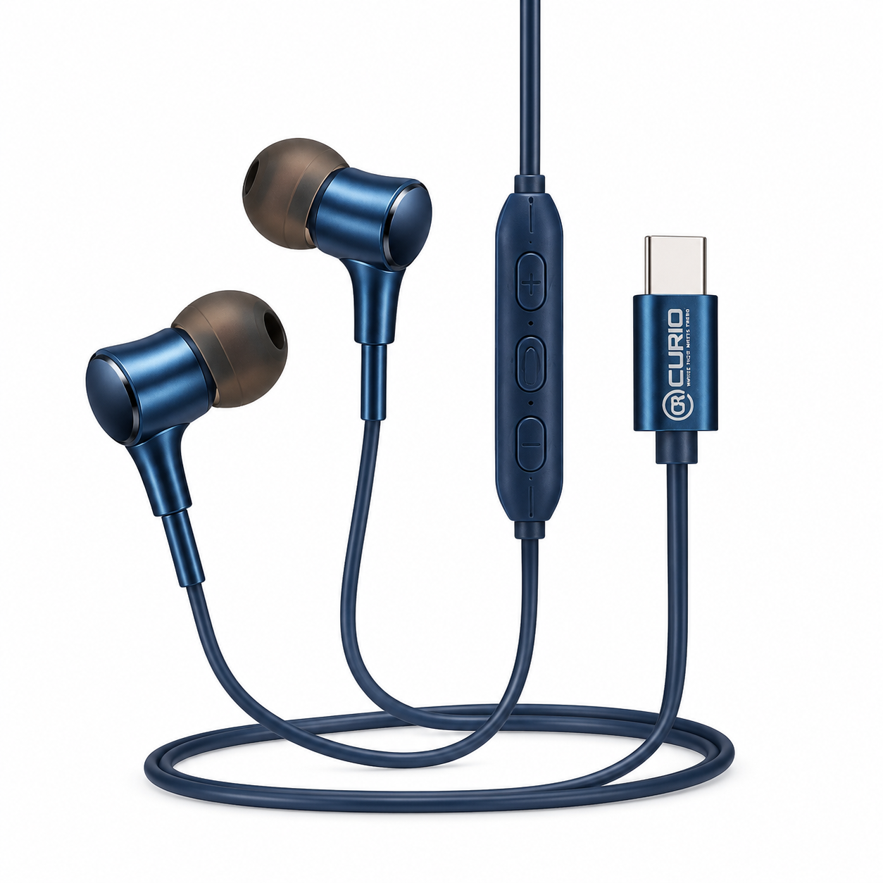 Echo-X Type-C Wired Handsfree Earphones with Volume Control