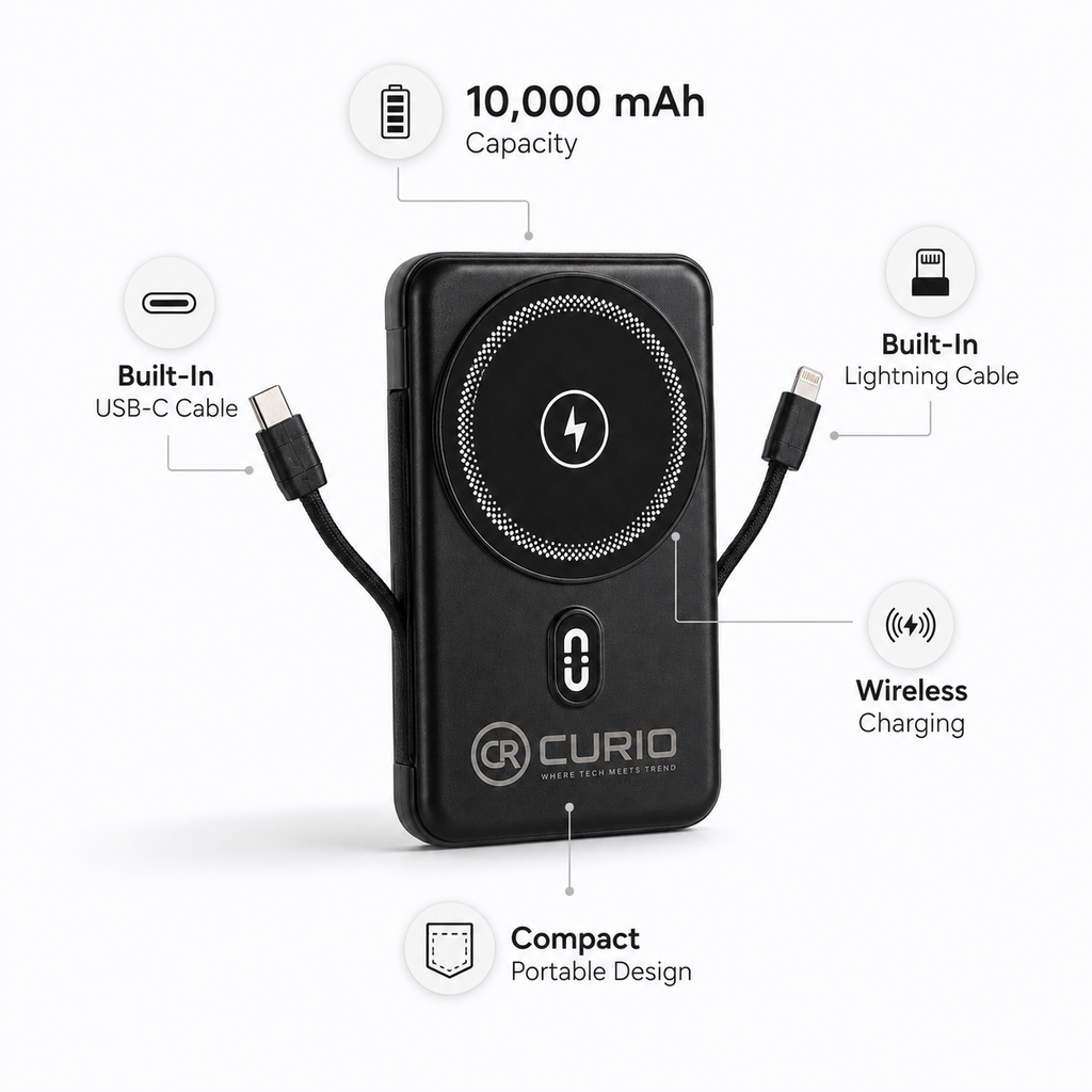 10000mAh Triple Port Power Bank For Everyday