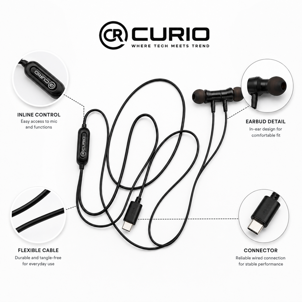 Echo-X Type-C Wired Handsfree Earphones