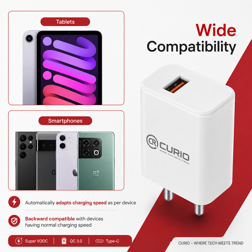 33W Super VOOC USB-C Fast Charger
