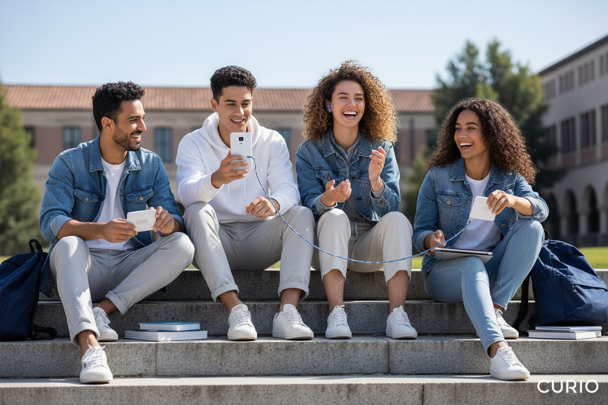 College group using CURIO products