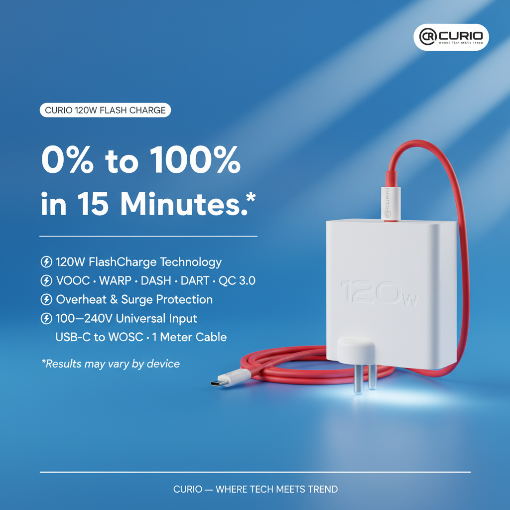 CURIO 120W - 0 to 100 Sky Blue
