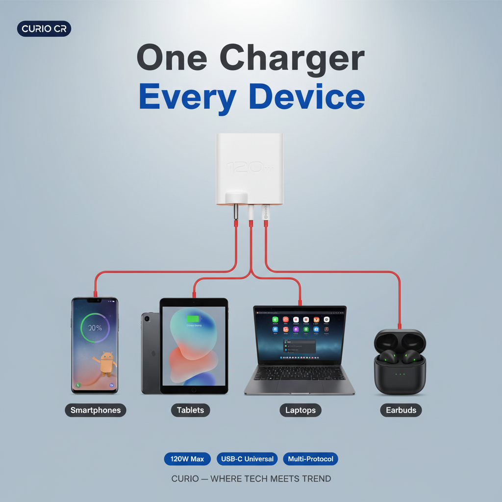 CURIO 120W - One Charger Every Device