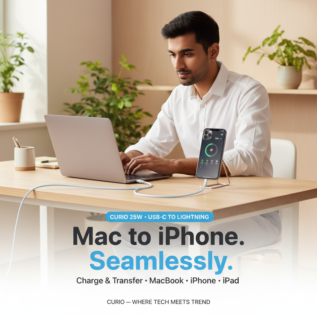 CURIO 25W Lightning - MacBook iPhone