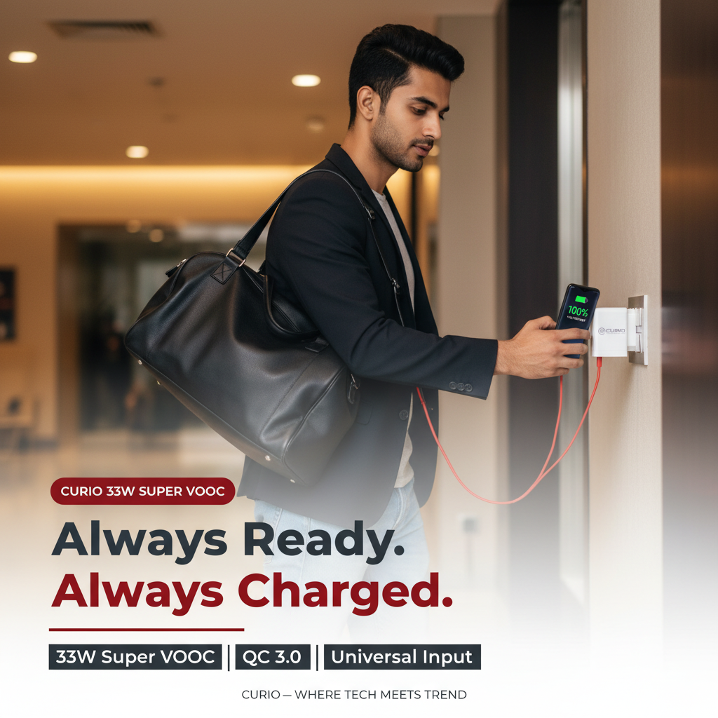CURIO 33W - Always Ready Always Charged