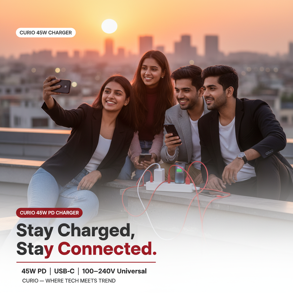 CURIO 45W Charger - Gang Rooftop Golden Hour