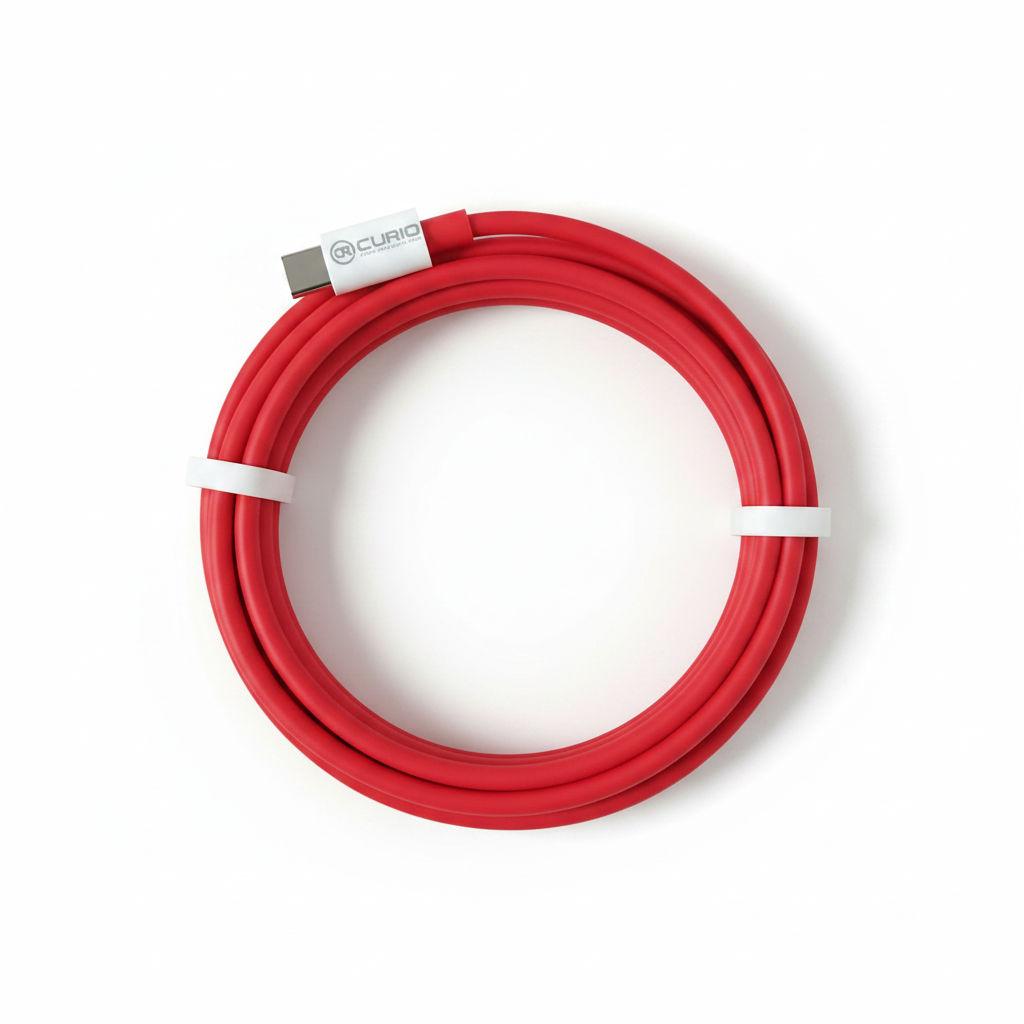 CURIO Cable - Pure White Background