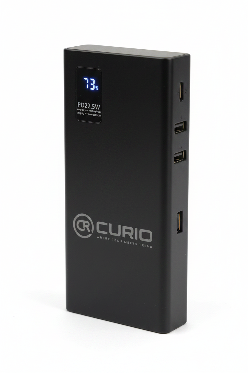 CURIO Power Bank - 3/4 Angle
