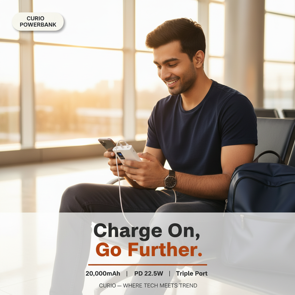 CURIO Power Bank - Airport Lifestyle Same Template