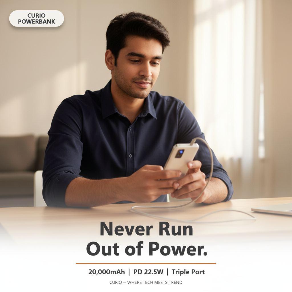 CURIO Power Bank - Editorial Lifestyle