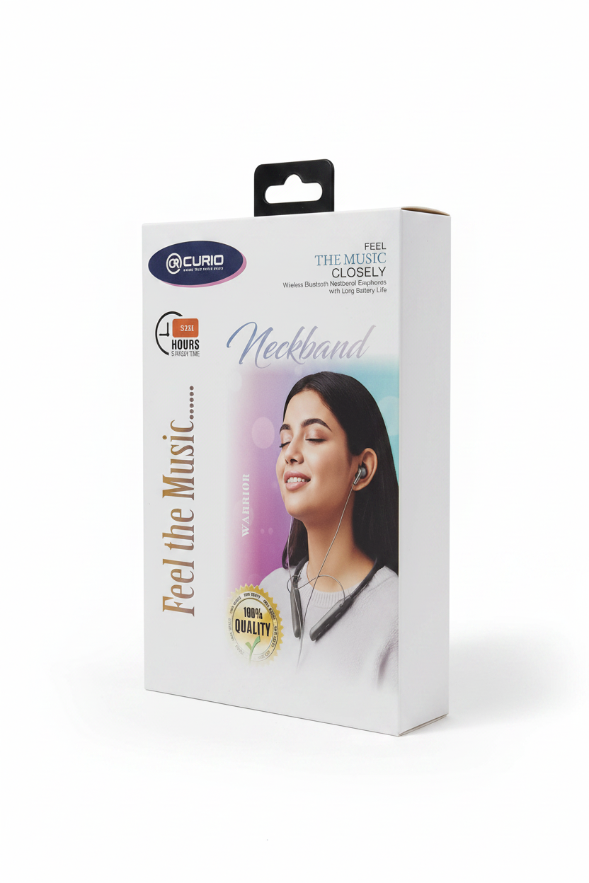 CURIO Warrior Neckband - Box with Black Hang Tab