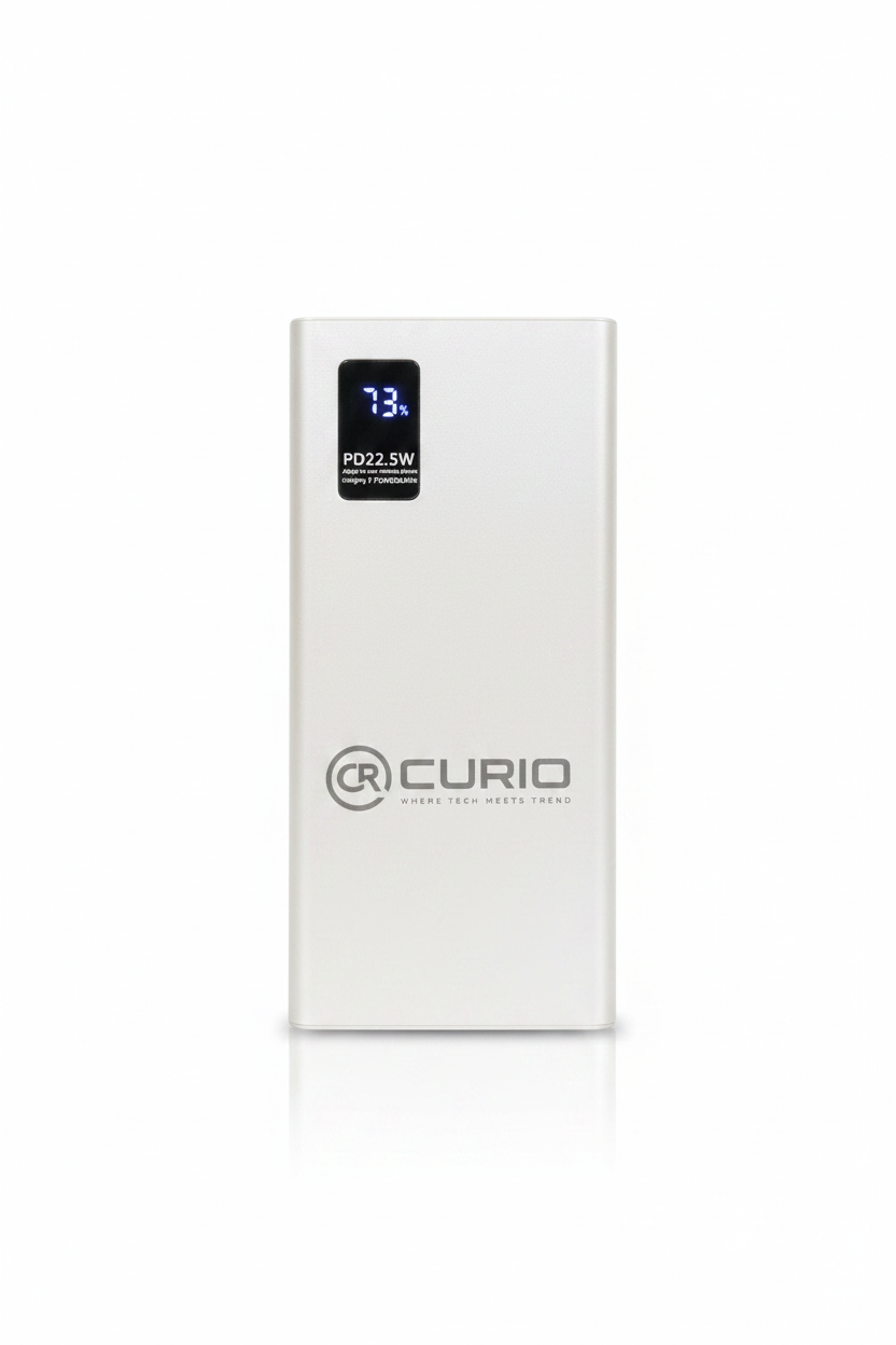 CURIO White Power Bank - Front