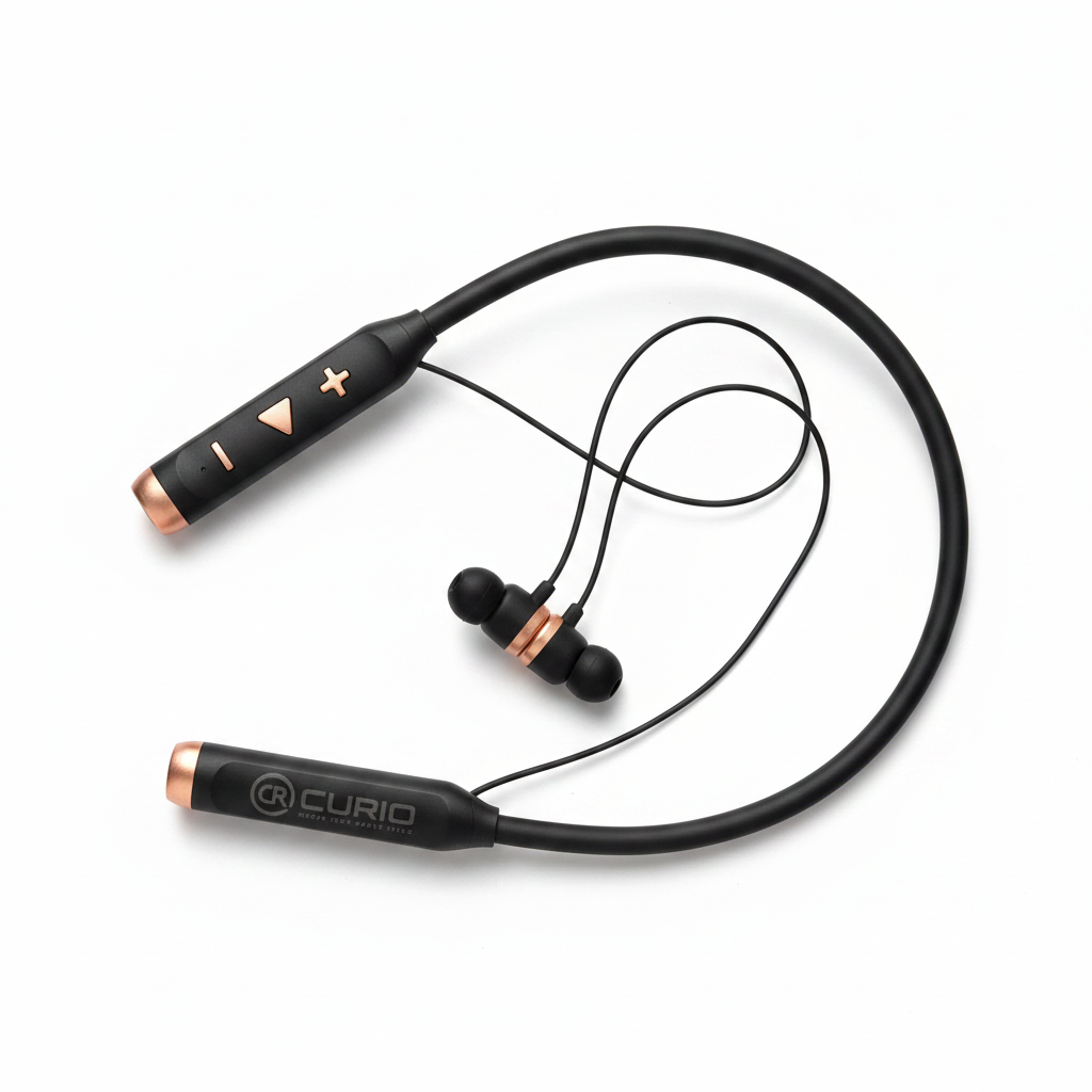 CURIO X4 Neckband - White Background