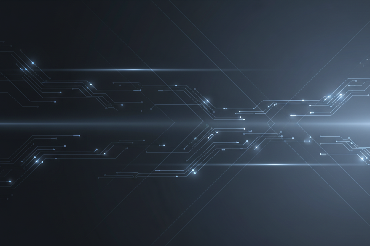 Mid-Dark Tech Banner Background