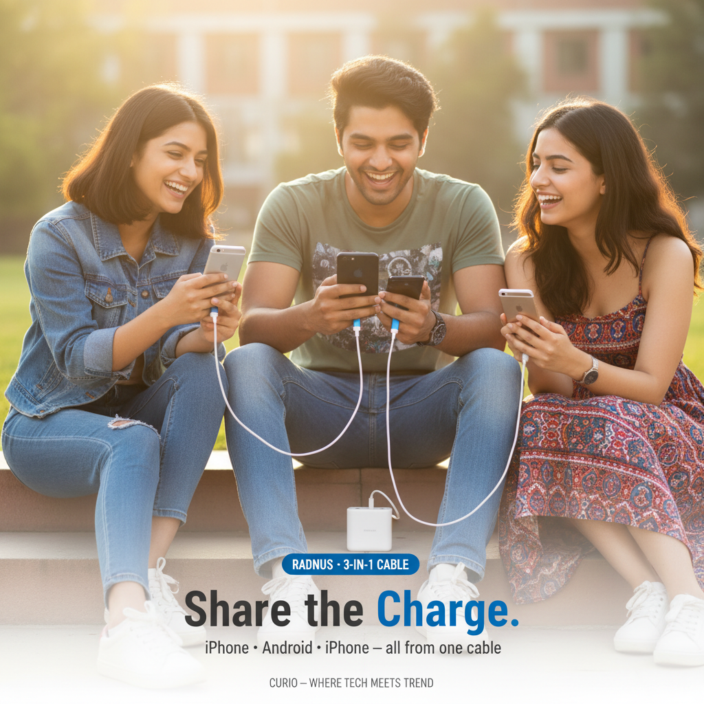 Radnus 3-in-1 - Share the Charge Friends