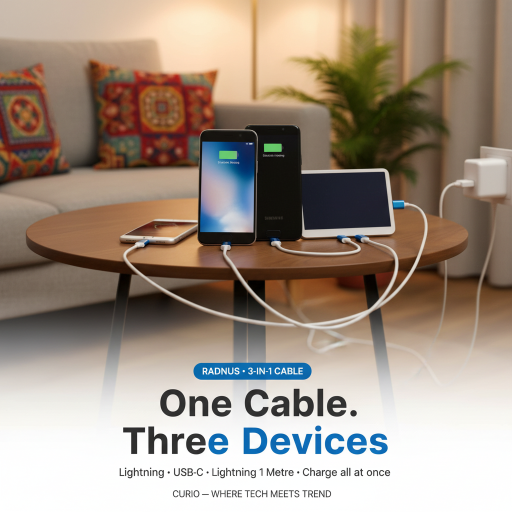 Radnus 3-in-1 - Three Devices Living Room